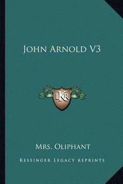 portada john arnold v3 (en Inglés)