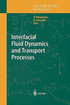 portada interfacial fluid dynamics and transport processes (en Inglés)