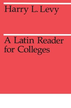 portada A Latin Reader for Colleges (Midway Reprint) (Midway Reprints) (in English)