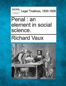 portada penal: an element in social science.