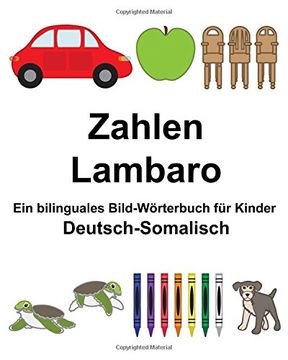 portada Deutsch-Somalisch Zahlen/Lambaro Ein bilinguales Bild-Wörterbuch für Kinder (FreeBilingualBooks.com)