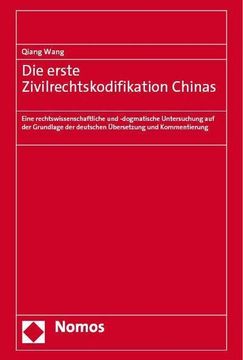portada Die Erste Zivilrechtskodifikation Chinas (en Alemán)