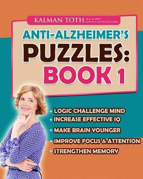 portada Anti-Alzheimer's Puzzles: Book 1: Brain Fitness Bootcamp (en Inglés)