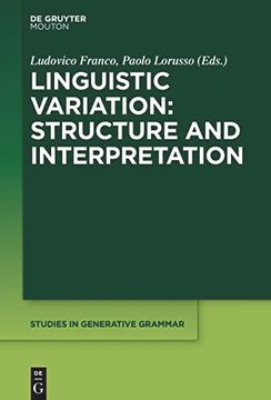 portada Linguistic Variation: Structure and Interpretation (in English)