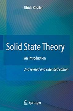 portada Solid State Theory: An Introduction (en Inglés)