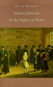 portada samuel johnson and the impact of print (en Inglés)