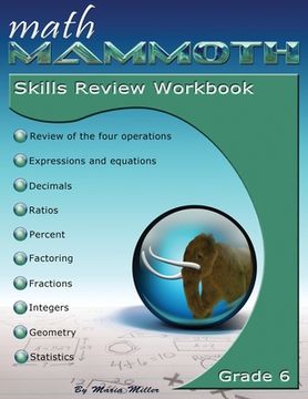portada Math Mammoth Grade 6 Skills Review Workbook (en Inglés)