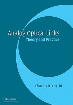 portada Analog Optical Links: Theory and Practice (en Inglés)