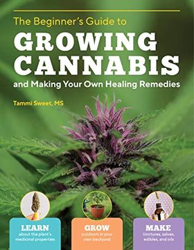portada Beginner'S Guide to Growing Cannabis and Making Your own Healing Remedies: Learn About the Plant'S Medicinal Properties; Grow Outdoors in Your own. And Make Tinctures, Salves, Edibles, and Oils 
