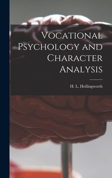 portada Vocational Psychology and Character Analysis (in English)