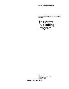 portada The Army Publishing Program (en Inglés)