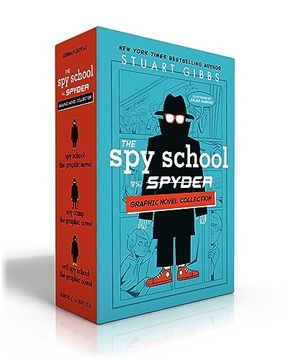 portada The spy School vs. Spyder Graphic Novel Collection (Boxed Set): Spy School the Graphic Novel; Spy Camp the Graphic Novel; Evil spy School the Graphic Novel (en Inglés)