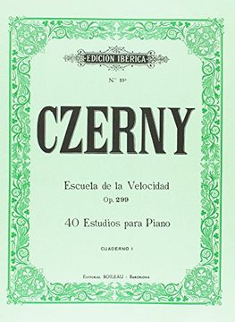 portada Escuela de la Velocidad Op. 299. Cuaderno i (in Spanish)
