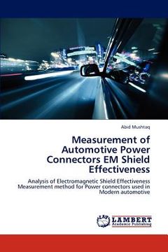 portada measurement of automotive power connectors em shield effectiveness