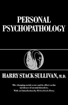 portada personal psychopathology: early formulations (en Inglés)