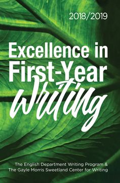 portada Excellence in First-Year Writing 2018/2019 (in English)