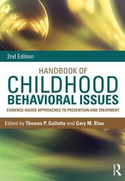 portada Handbook of Childhood Behavioral Issues: Evidence-Based Approaches to Prevention and Treatment