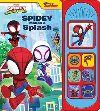 portada Marvel Spider-Man - Spidey and his Amazing Friends – Spidey Makes a Slash Sound Book - pi Kids (en Inglés)