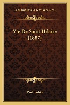 portada Vie De Saint Hilaire (1887) (en Francés)