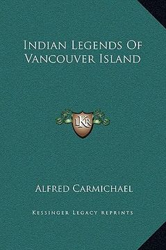 portada indian legends of vancouver island (en Inglés)