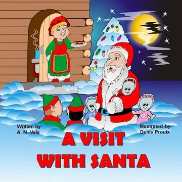 portada A Visit with Santa (en Inglés)