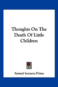 portada thoughts on the death of little children (in English)