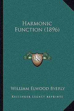portada Harmonic Function (1896) (en Inglés)