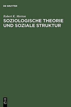 portada Soziologische Theorie und Soziale Struktur (en Alemán)