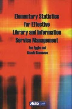 portada elementary statistics for effective library and information service management (en Inglés)
