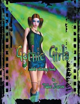 portada Gothic Girls Adult Coloring Book (en Inglés)