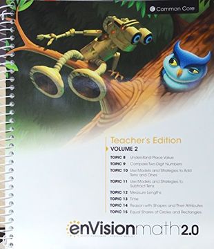 portada enVisionmath2.0 - 2016 Common Core Teacher Edition Volume 2 Grade 1