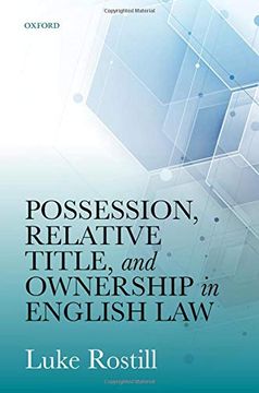 portada Possession, Relative Title, and Ownership in English law (en Inglés)