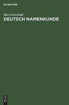 portada Deutsch Namenkunde [Hardcover ] (in German)
