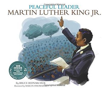 portada Peaceful Leader: Martin Luther King jr. (America'S Leaders) (en Inglés)