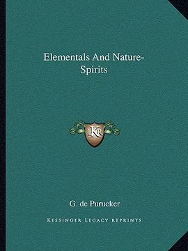 portada elementals and nature-spirits (en Inglés)