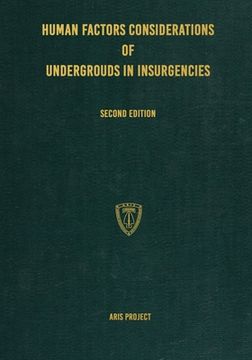 portada Human Factors Considerations of Undergrounds in Insurgencies (en Inglés)