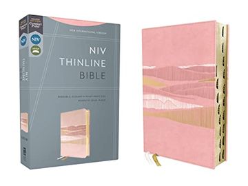 portada Niv, Thinline Bible, Leathersoft, Pink, red Letter, Thumb Indexed, Comfort Print (in English)
