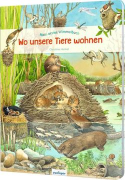 portada Mein Erstes Wimmelbuch: Wo Unsere Tiere Wohnen (en Alemán)