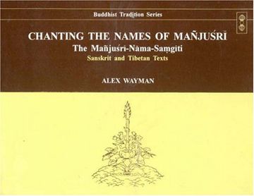 portada Chanting the Names of Manjusri: Manjusri-Nama-Samgita (en Sánscrito)