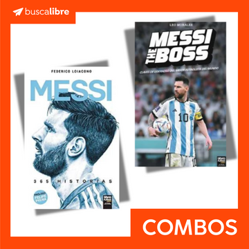 portada Messi the Boss + Messi 365 Historias