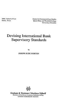 portada devising international bank supervisory standars (in English)