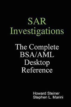 portada sar investigations - the complete bsa/aml desktop reference (in English)