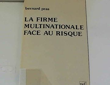 portada La Firme Multinationale Face au Risque (en Francés)