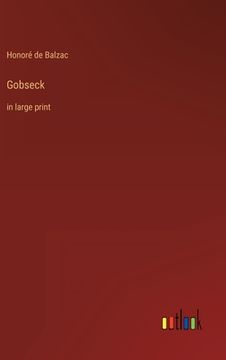 portada Gobseck: in large print (en Inglés)