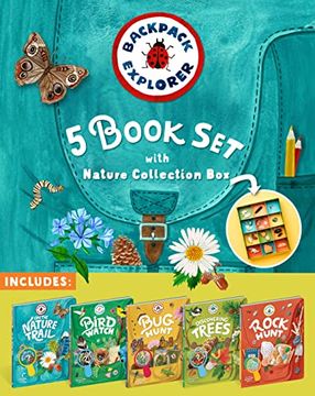 portada Backpack Explorer 5-Book set With Nature Collection box (in English)