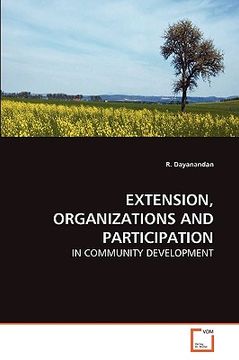 portada extension, organizations and participation (en Inglés)