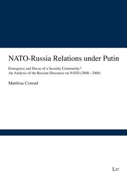 portada Natorussia Relations Under Putin Emergence and Decay of a Security Community an Analysis of the Russian Discourse on Nato 20002008 42 Forschungsberichte Internationale Politik (in English)