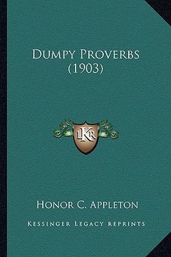 portada dumpy proverbs (1903) (en Inglés)