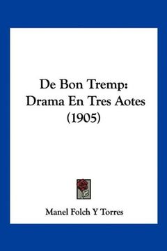 portada De bon Tremp: Drama en Tres Aotes (1905)