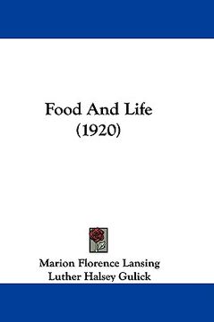 portada food and life (1920) (in English)